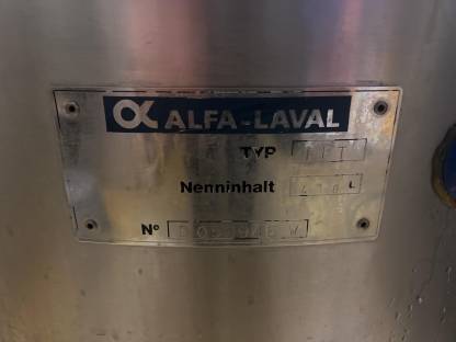 Verkaufe De Laval Milchtank