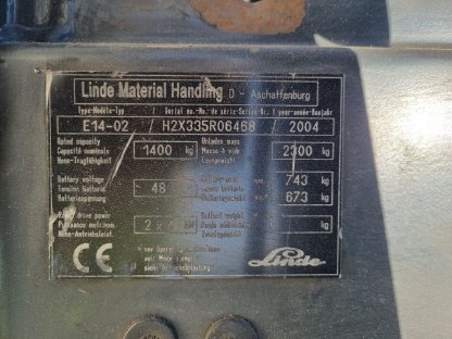 Bild 4:Linde Gabelstapler E14-02 Triplex