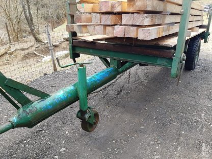 Bild 4:Steyr Bauholzanhänger