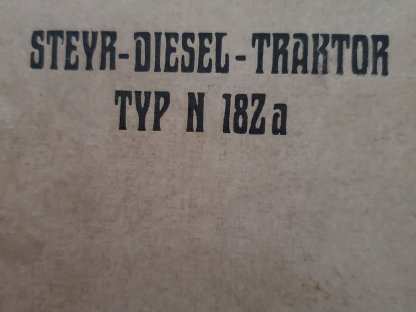 Steyr Traktor T182na