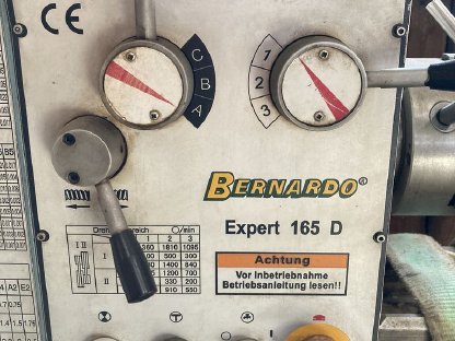 Bild 2:Drehbank Bernardo Expert 165D
