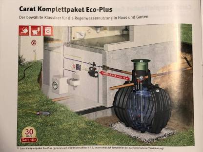 Regenwasser Zisterne Carat XL 6.500 l