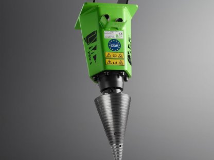 Bild 4:Kegelspalter Erdbohrer Bagger Linie PR