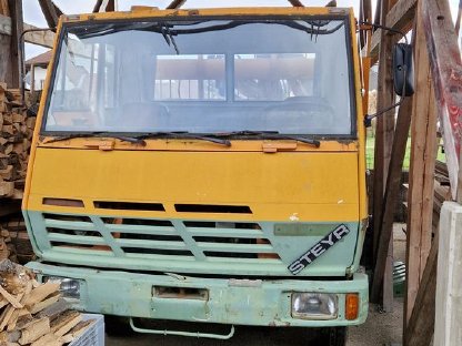 Steyr LKW mit 12 m 6 t Kran