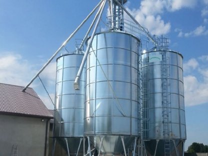 Trichtersilo, Flachbodensilo, Futtersilo, Körnerschnecken