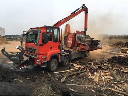 Bild 2:Hackguterzeugung