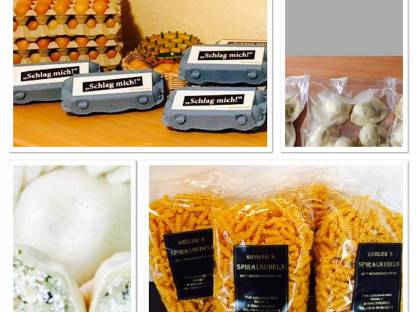 Bild 4:Wieseneier vom Hühnermobil