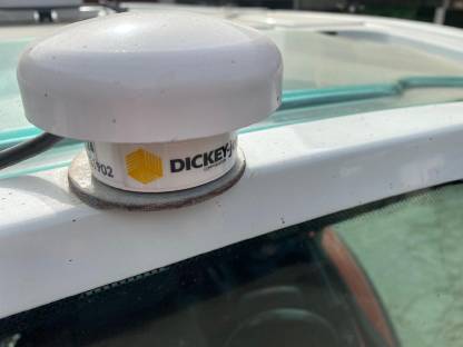 Geschwindigkeitsantenne Amazone, GPS