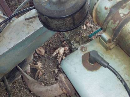 Bild 3:Rasenmäher mit Acme-Motor von Laverda