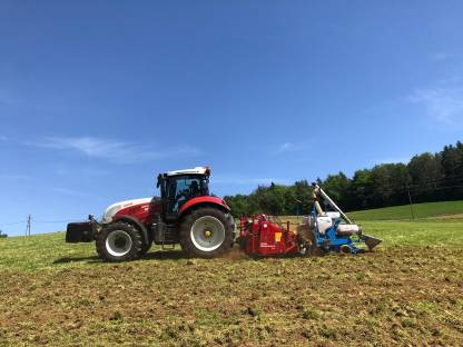 Bild 3:Einzelkornsaat mit Bodenmischprofi