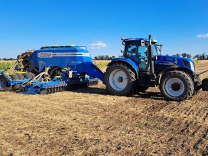 Bild 2:Landwirtschaftliche Dienstleistungen - Aussaat