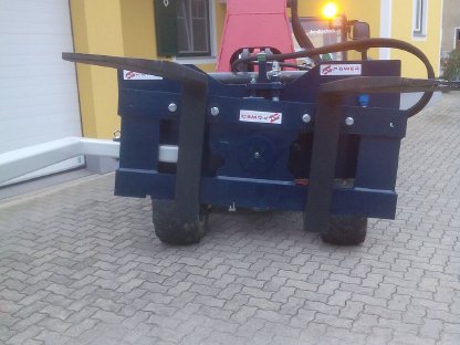 Bild 4:Kistendrehgerät, drehbare Palettengabel Alpower