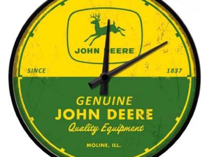 John Deere Wanduhr 31 cm