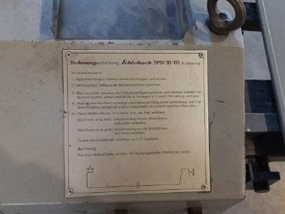 Bild 5:Schlebach SPM Profilierer Schechtl, Blechdach, Spengler