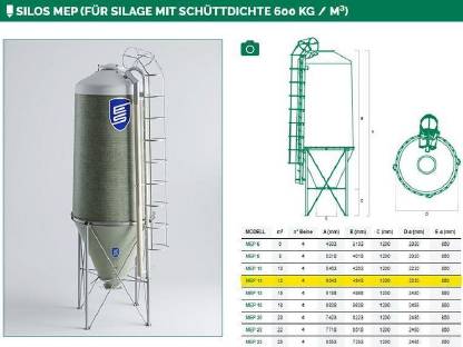 Bild 4:Silo 12 m³ NEU - Euro Silos