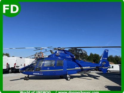 Eurocopter AS365 / echter Hubschrauber für Deko / Blickfang