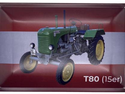 3 Steyr Traktoren Blechschilder 30 x 20 cm