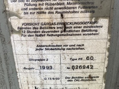 Bild 6:Epple Polyestersilo Silo ES 60
