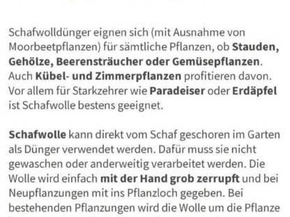 Bild 3:Schafwolle unbehandelt