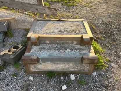 Ersatzmeißel und Heckgewicht