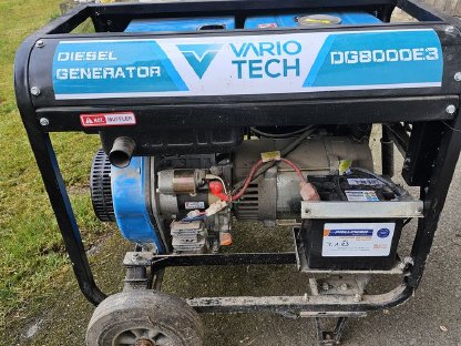 Bild 2:Notstromaggregat Vario Tech DG8000DE3