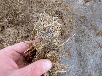 Bild 4:Rundballen pressen