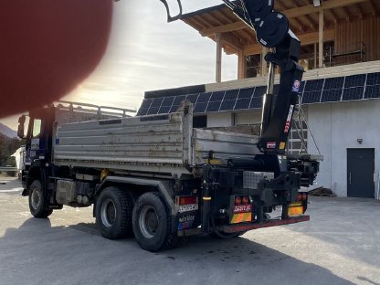 Bild 5:Iveco 3-Achs 6x6 Meiller Gesteinskipper mit HMF 2120
