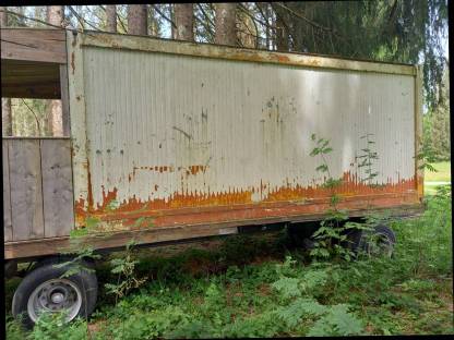 Ballenwagen Container Bauwagen