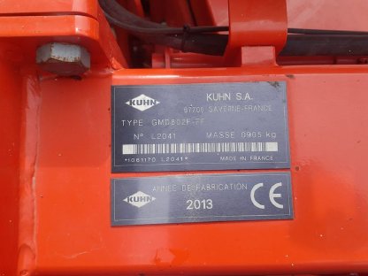 Bild 2:Frontmähwerk Kuhn GMD 802F-FF