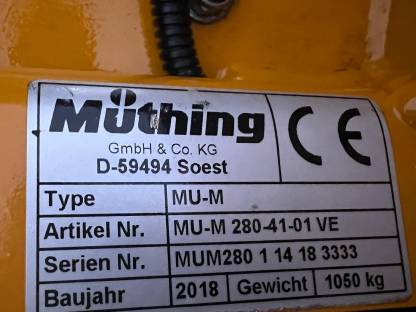 Bild 9:Müthing Front-Heck-Mulcher