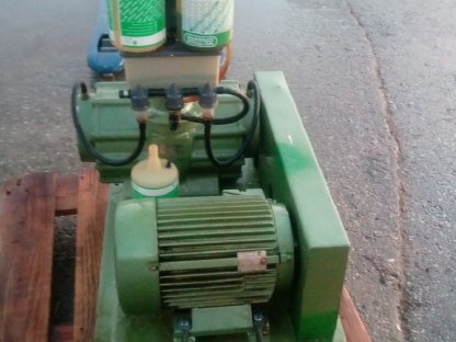 Bild 7:Melkstand Vakuumpumpe Westfalia