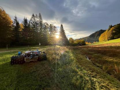 Bild 4:Mäh- und Mulcharbeiten