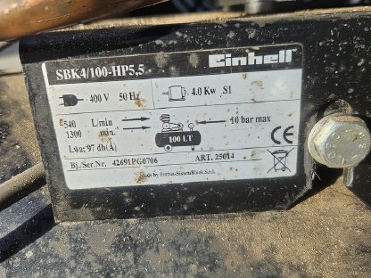 Bild 3:Kompressor Einhell Super 90