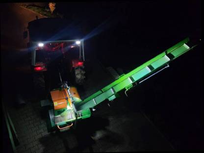 Bild 3:Lohnsägen, Brennholzsägen