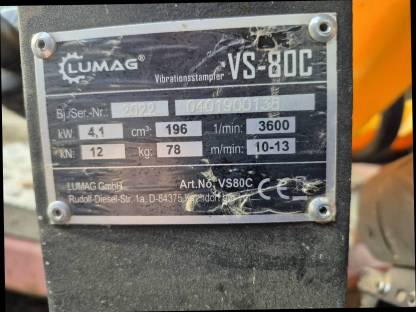Bild 4:Lumag Stampfer VS-80C