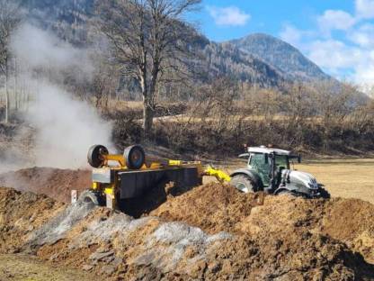 Bild 3:Lohnkompostierung