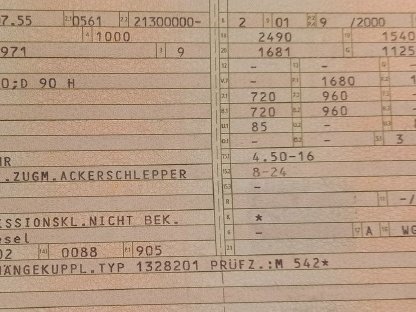Bild 8:FAHR D90 Oldtimer Schlepper Traktor