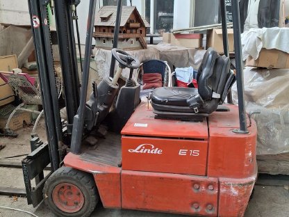 Linde E 15 Stapler