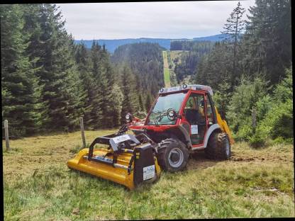 Bild 2:Diverse Mulch- und Mäharbeiten