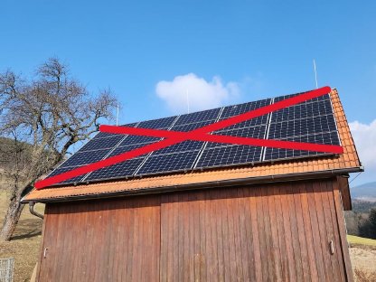 Hütte, Garage, Unterstand zum Selbstabbau