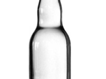 Flasche, Glasflasche, Saftflasche, Sirupflasche