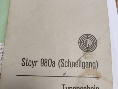 Bild 9:Steyr 980 Allrad mit Frontlader
