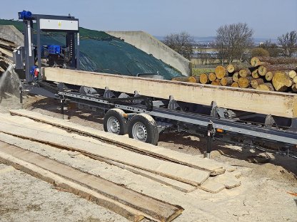 Bild 4:Lohnschnitt Bauholz, Tischlerware, Sonderschnitte