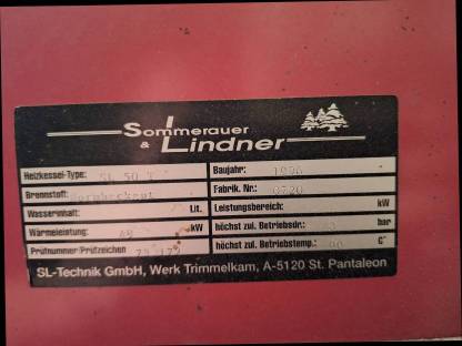 Hackgutheizung Sommerauer SL50T