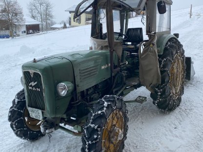 Oldtimer - Allradtraktor MAN 4P1 mit Fritzmeier Verdeck