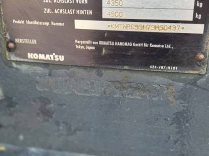Bild 5:Komatsu WA100 M-5 Radlader