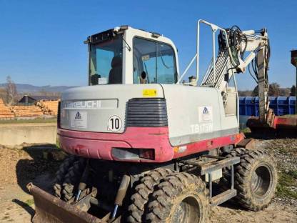 Bild 2:Mobilbagger Takeuchi TB 175 W