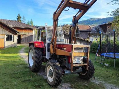 Bild 6:Steyr 980 Allrad mit Frontlader