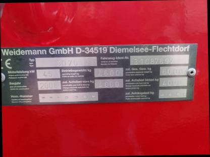 Bild 3:Weidemann 3070 Radlader Hoflader