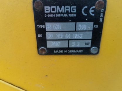 Bild 8:Bomag BW 62 Walze